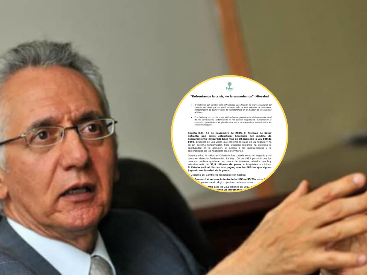 Gobierno defiende reforma a la salud y responde a informe de la Defensoría sobre crisis del sistema