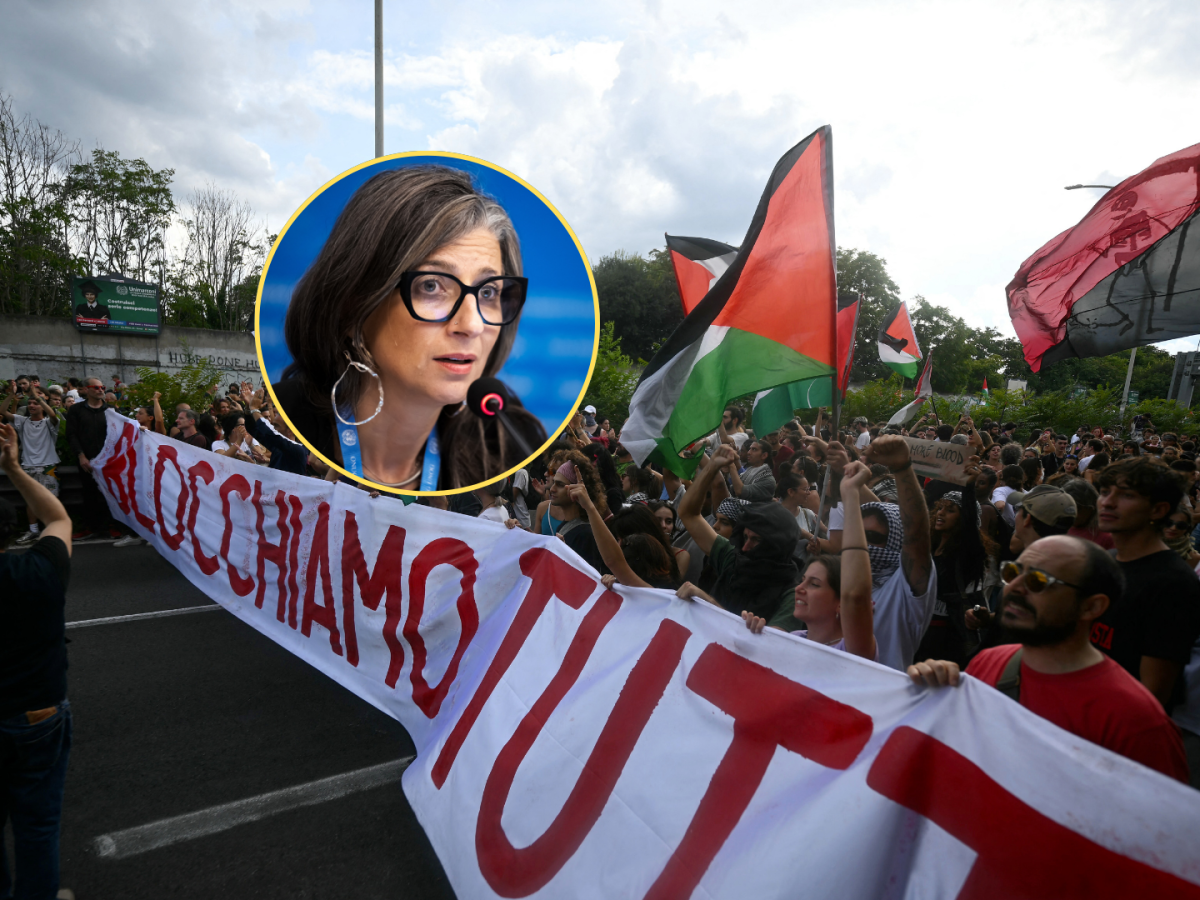 Francesca Albanese apoyó las marchas pro Palestina en Italia