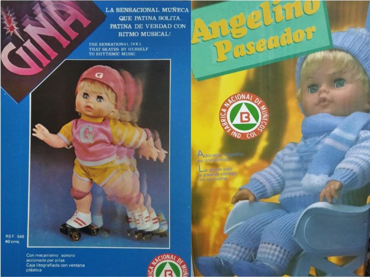Adorable Angelino, muñeco antiguo Colombiano