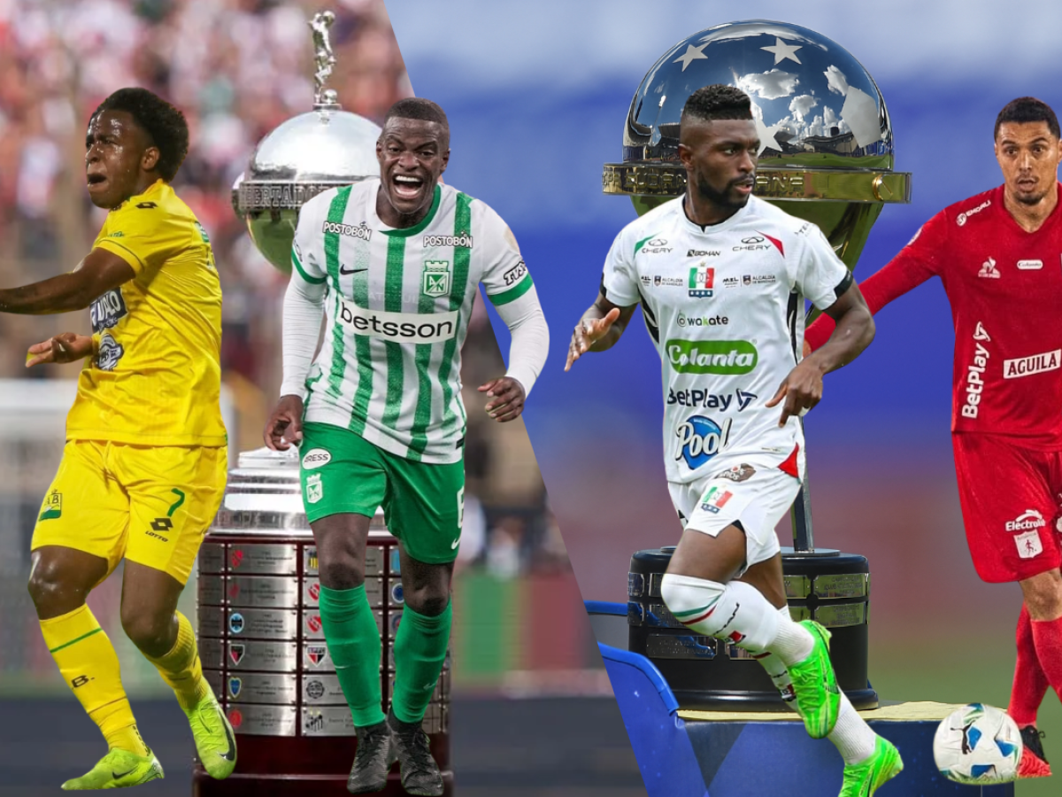 Equipos colombianos en Copa Libertadores y Sudamericana 2025