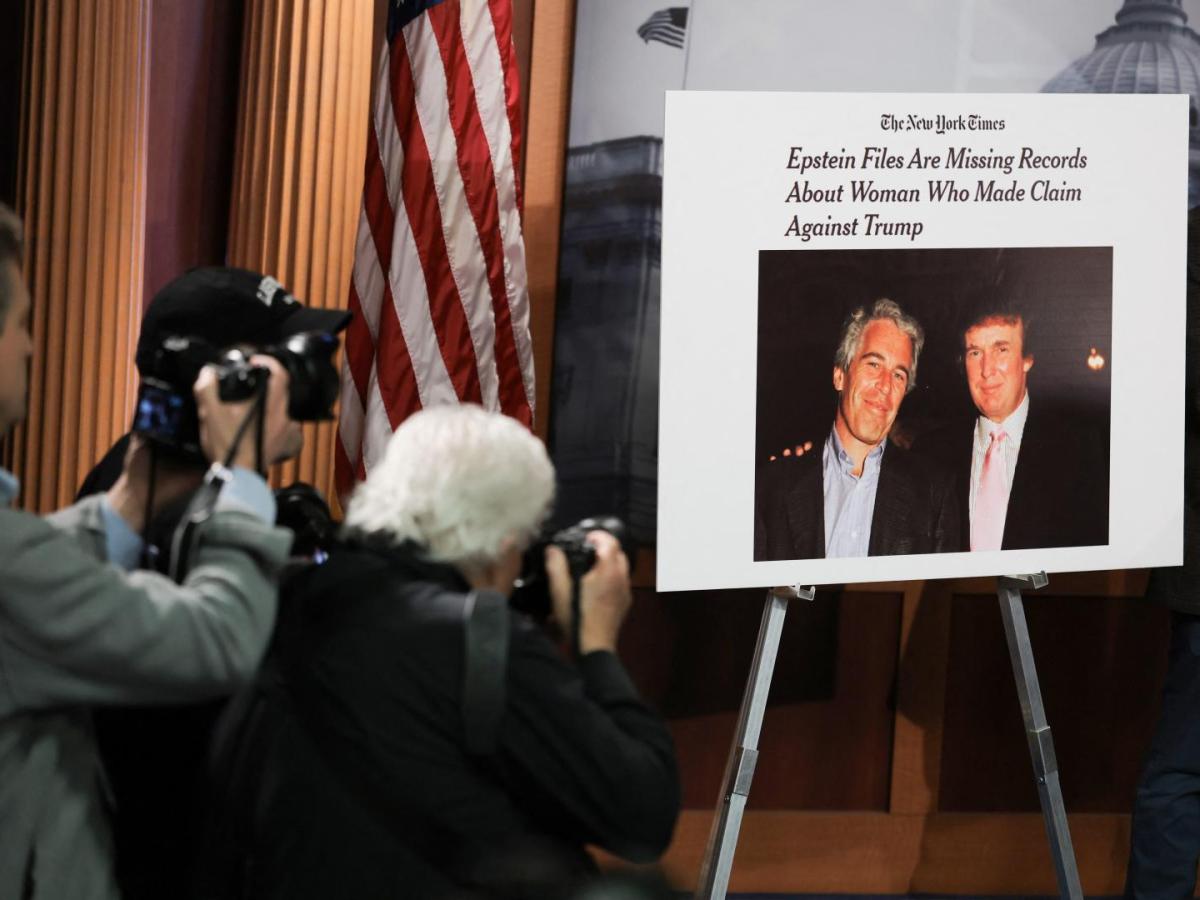 Donald Trump Epstein presunto encubrimiento 