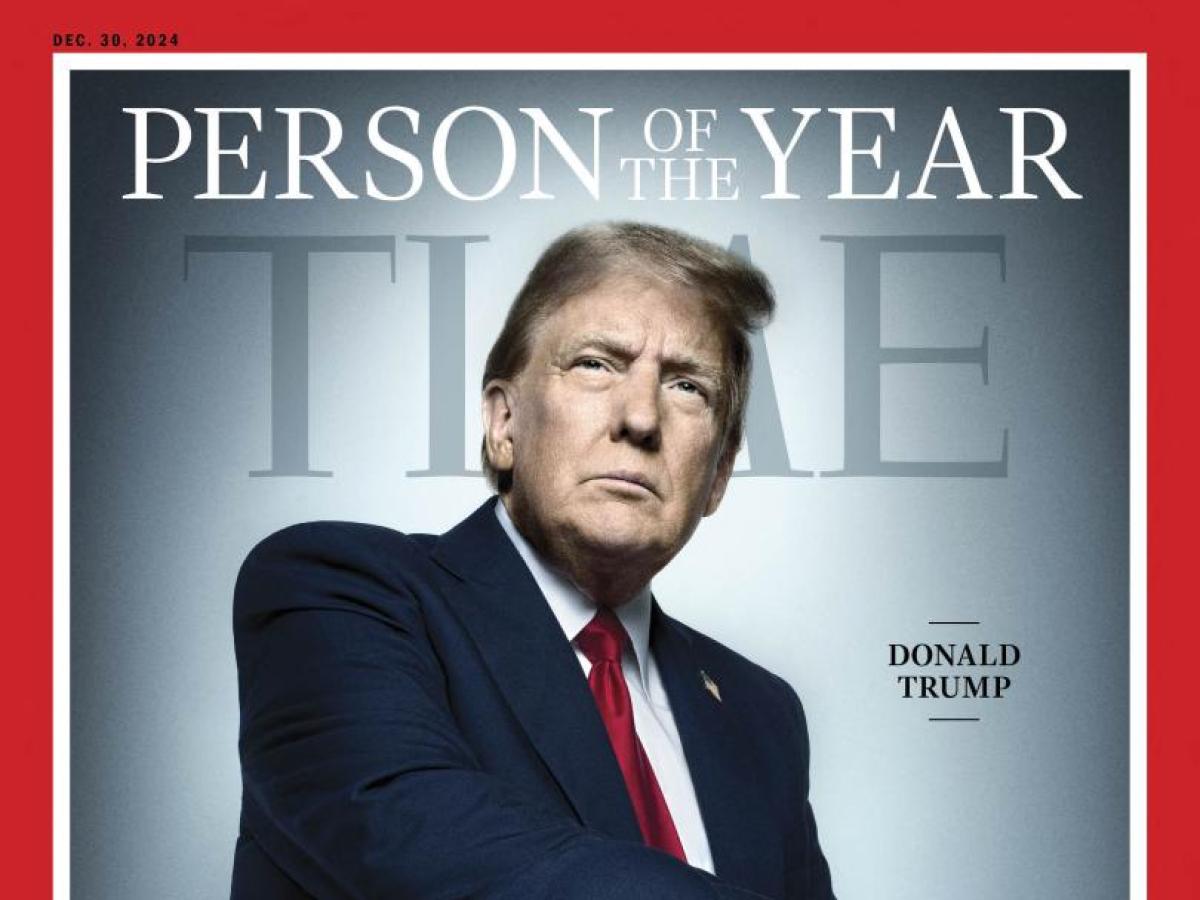Donald Trump, Persona del Año de Time por segunda vez
