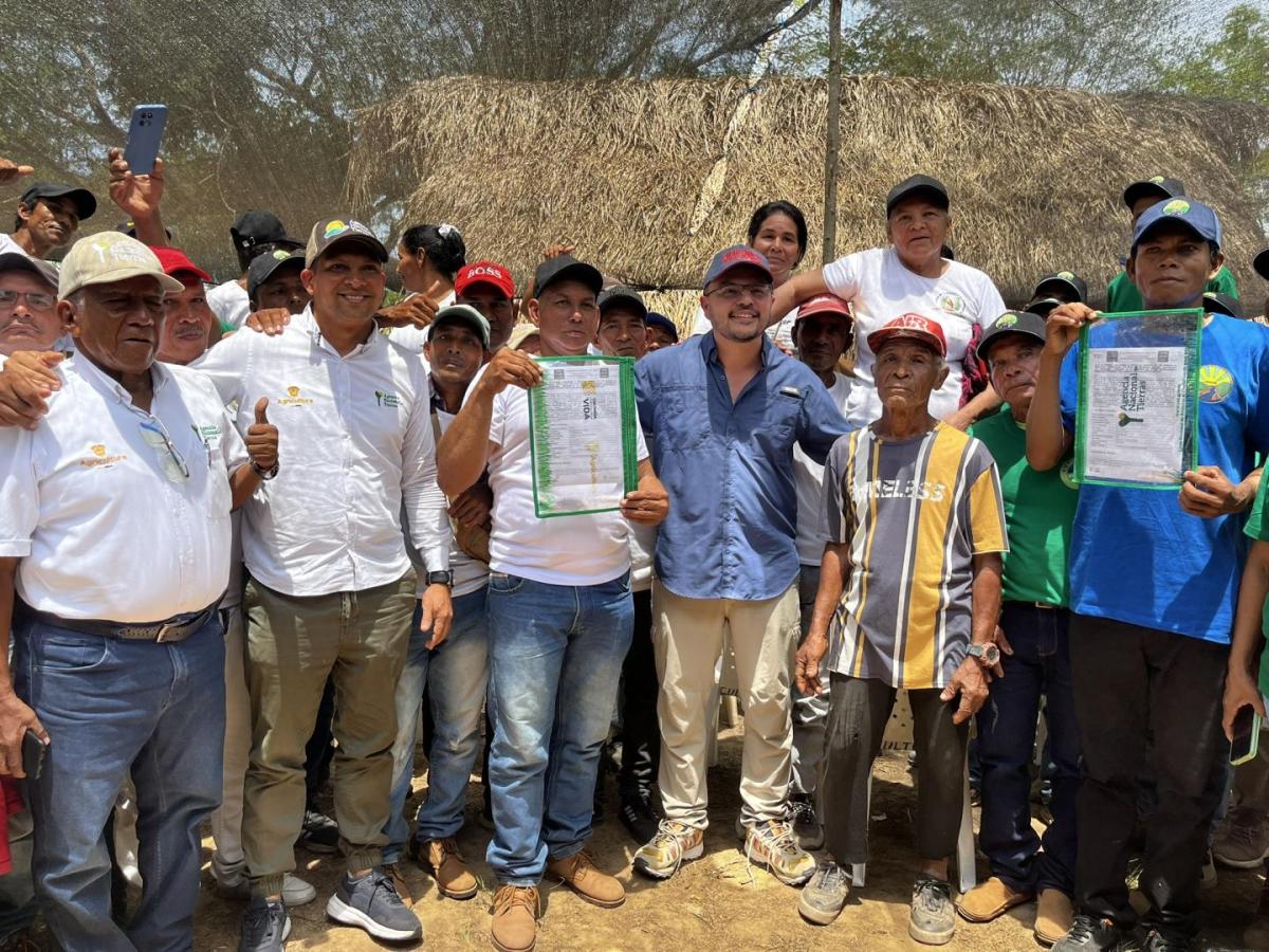 Entrega de tierras en Magdalena: avanza reforma agraria 