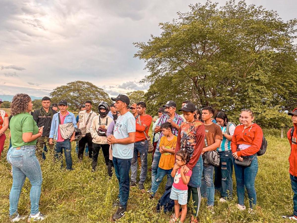 Entrega de tierras familias campesinas en Codazzí
