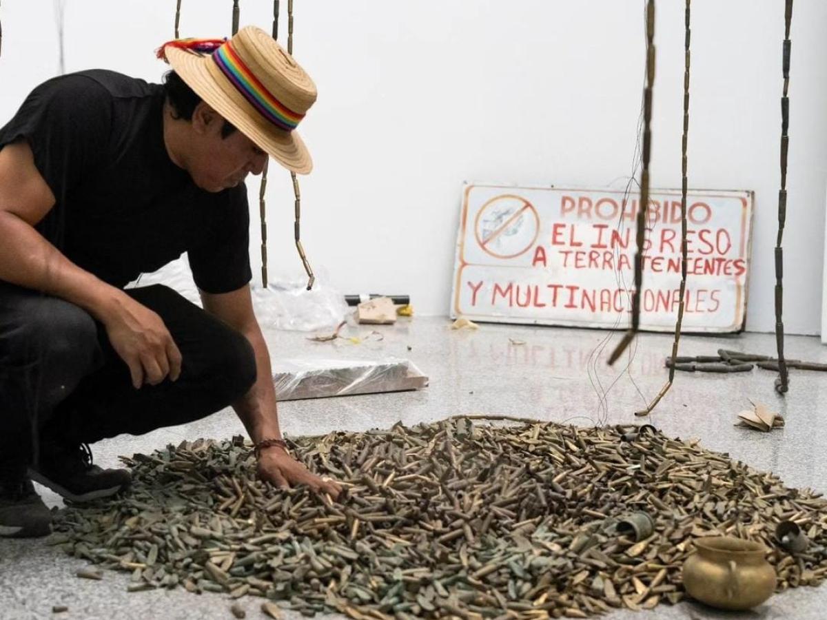 El artista huilense Edinson Javier Quiñones Falla.