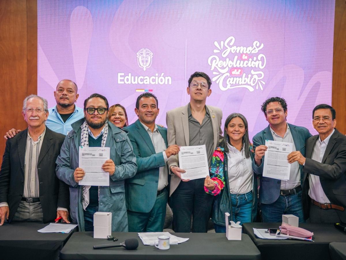MinEducación y sindicatos: acuerdos clave para la educación superior pública
