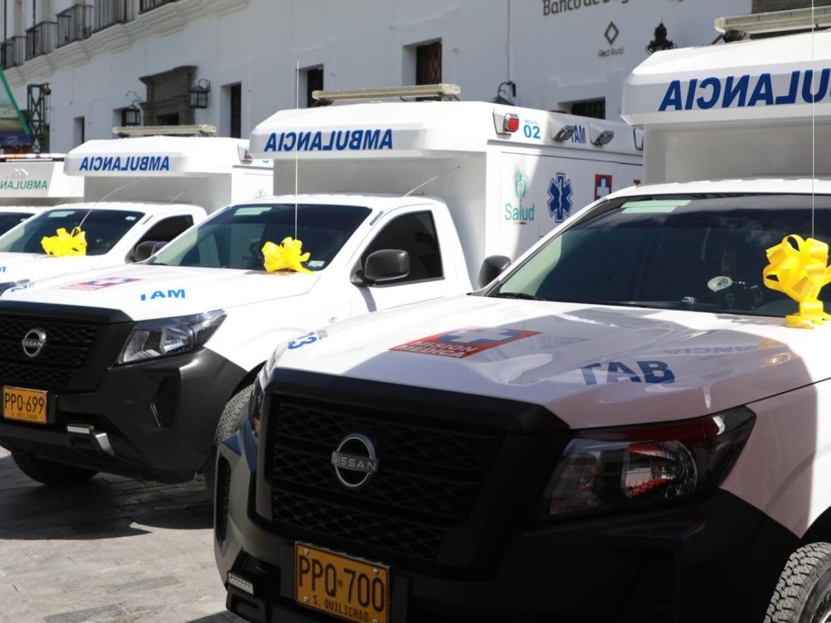 Gobierno entrega ambulancias y refuerza red hospitalaria del Cauca