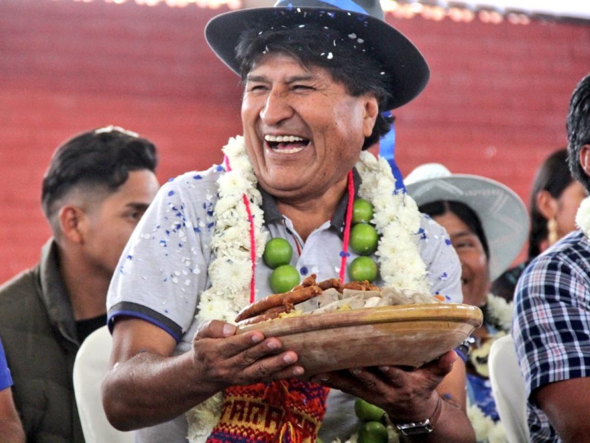Expresidente de Bolivia, Evo Morales.