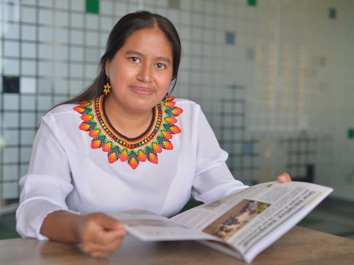 La primera mujer Inga que logra un postgrado y una maestría 