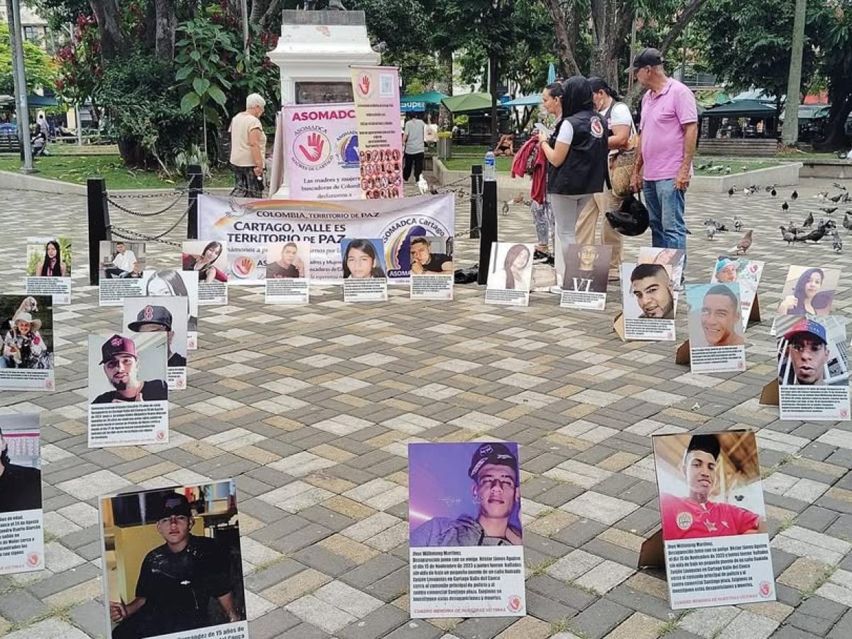 Madres denuncian desaparición de jóvenes en Cartago, Valle