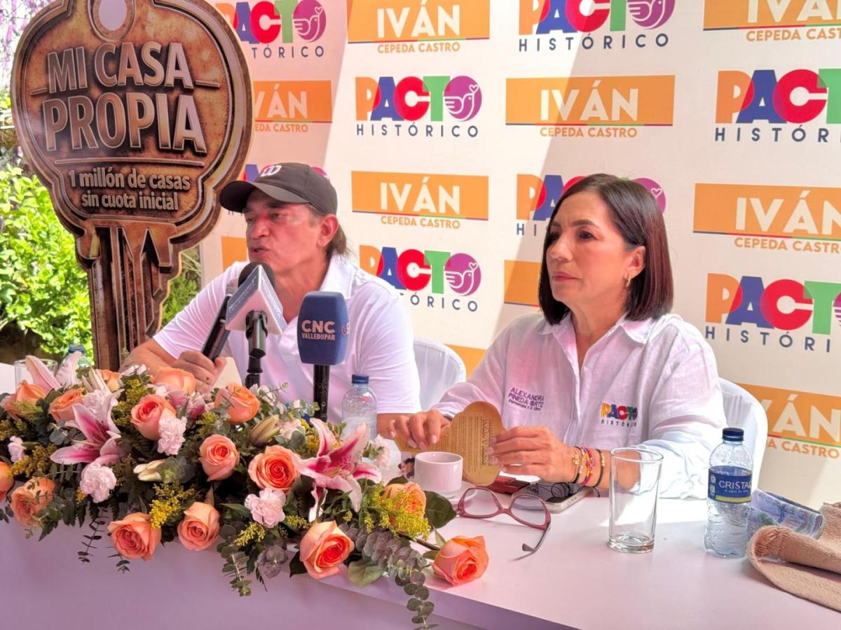 Desde Valledupar, Campaña presidencial de Iván Cepeda presentó la propuesta de 1 millón de casas sin cuota inicial.