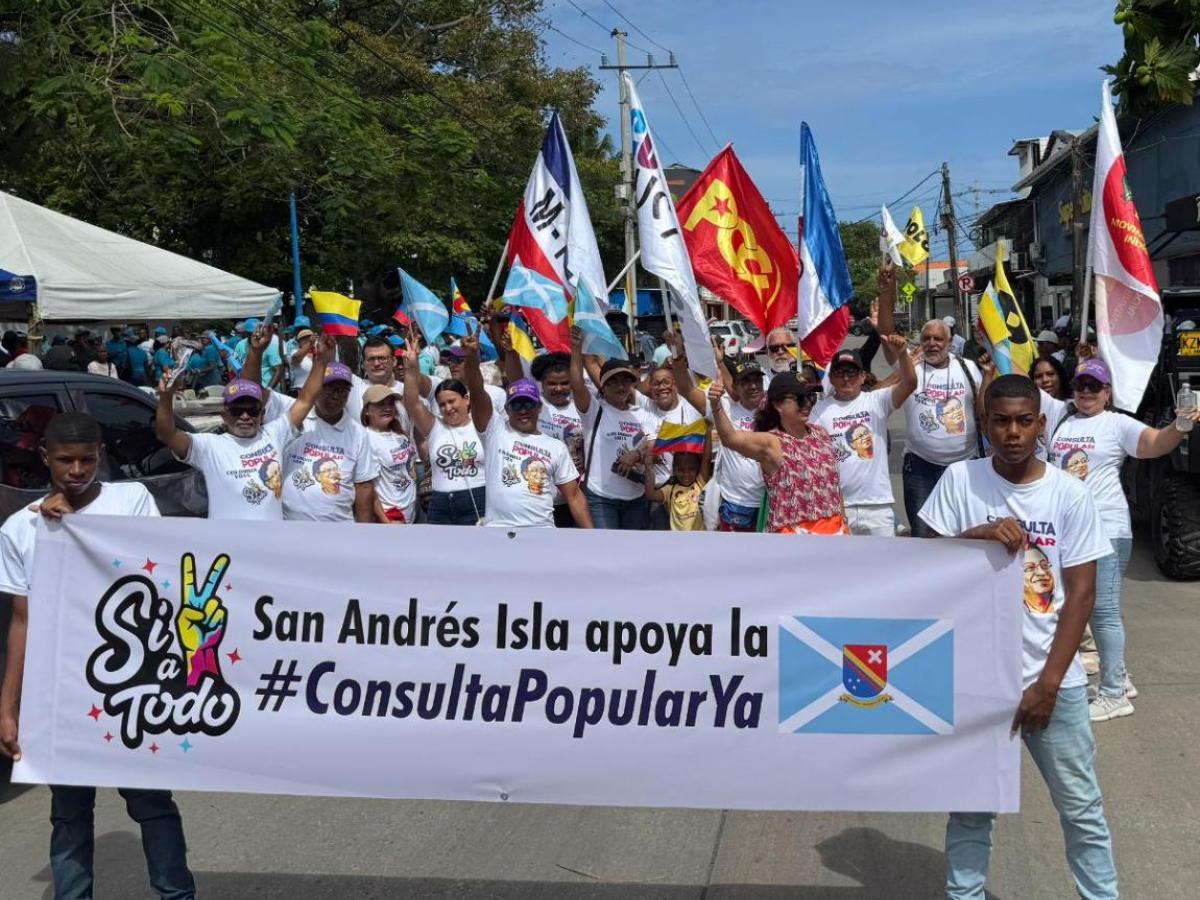 San Andrés se instaló el primer comité para la consulta popular