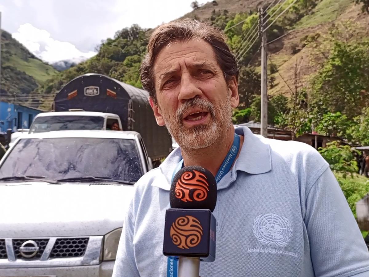 Raúl Rosende, jefe de la Misión de Verificación de las Naciones Unidas en Colombia