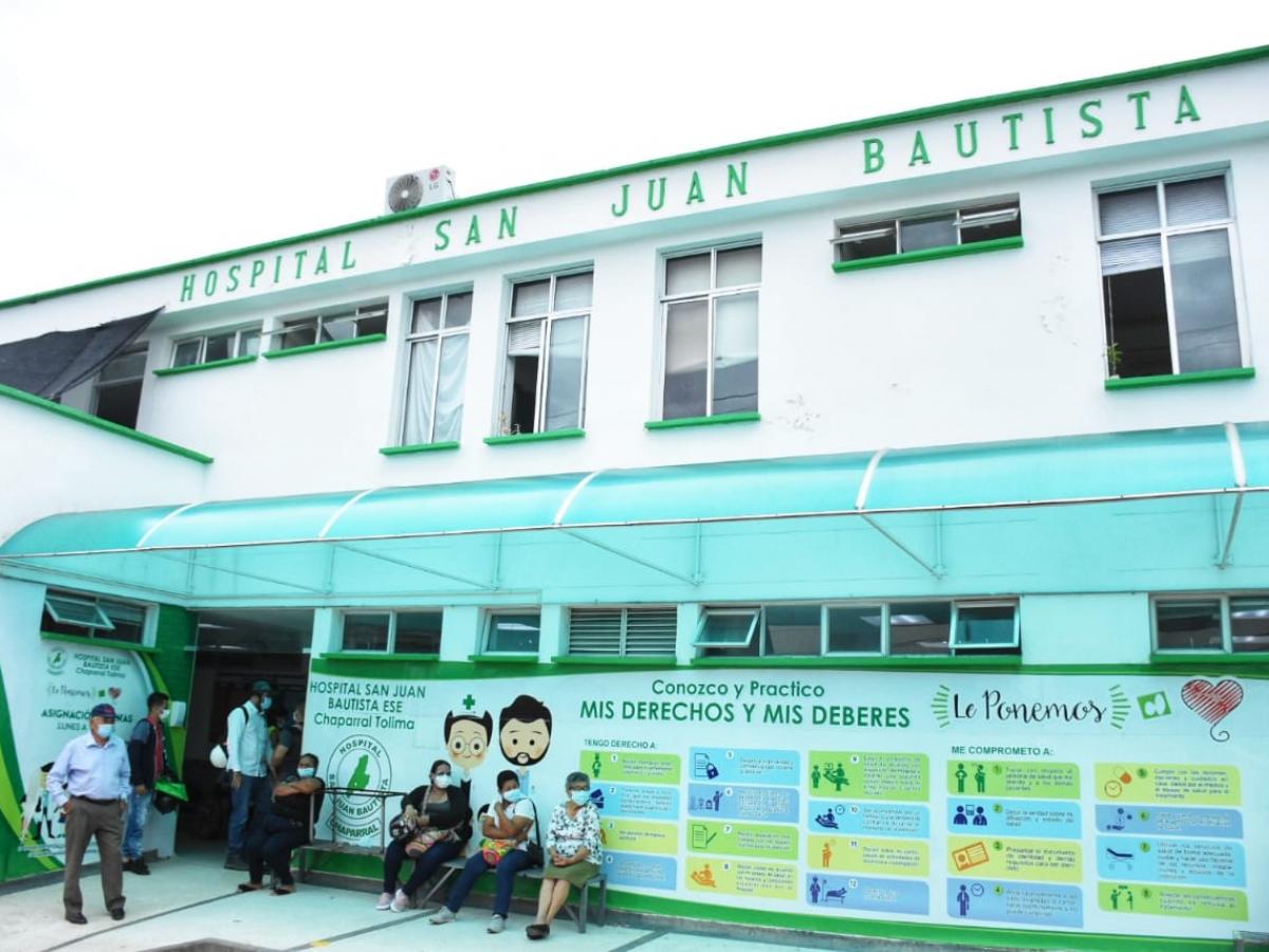Foto: Hospital San Juan Bautista. Chaparral, Tolima