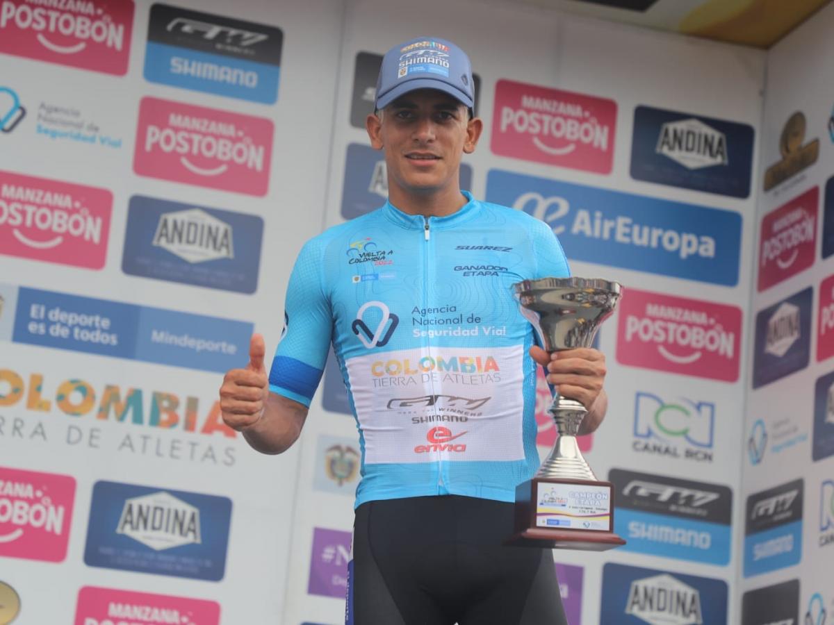 Nelson Soto ganó la segunda etapa de la Vuelta a Colombia | Ciclismo colombiano