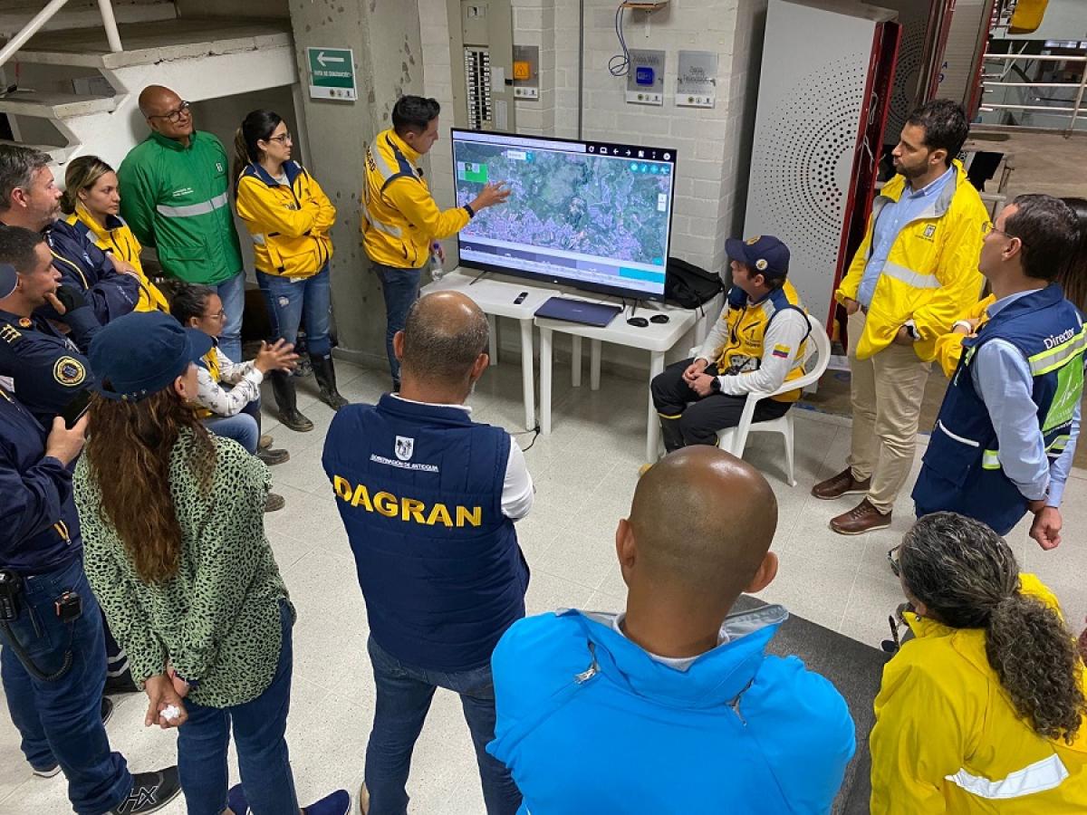 Derrumbe en Medellín