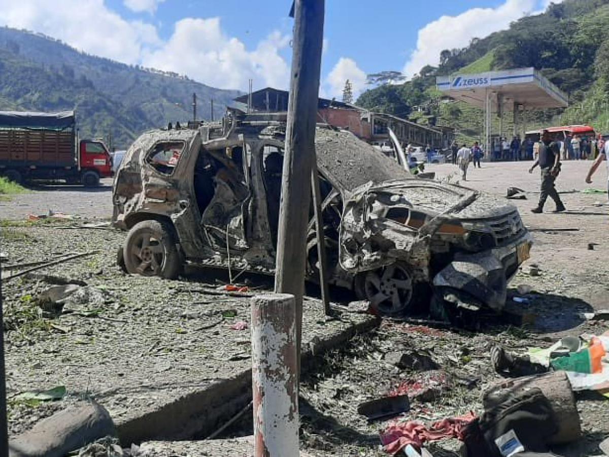 Atentado en Cañasgordas, Antioquia
