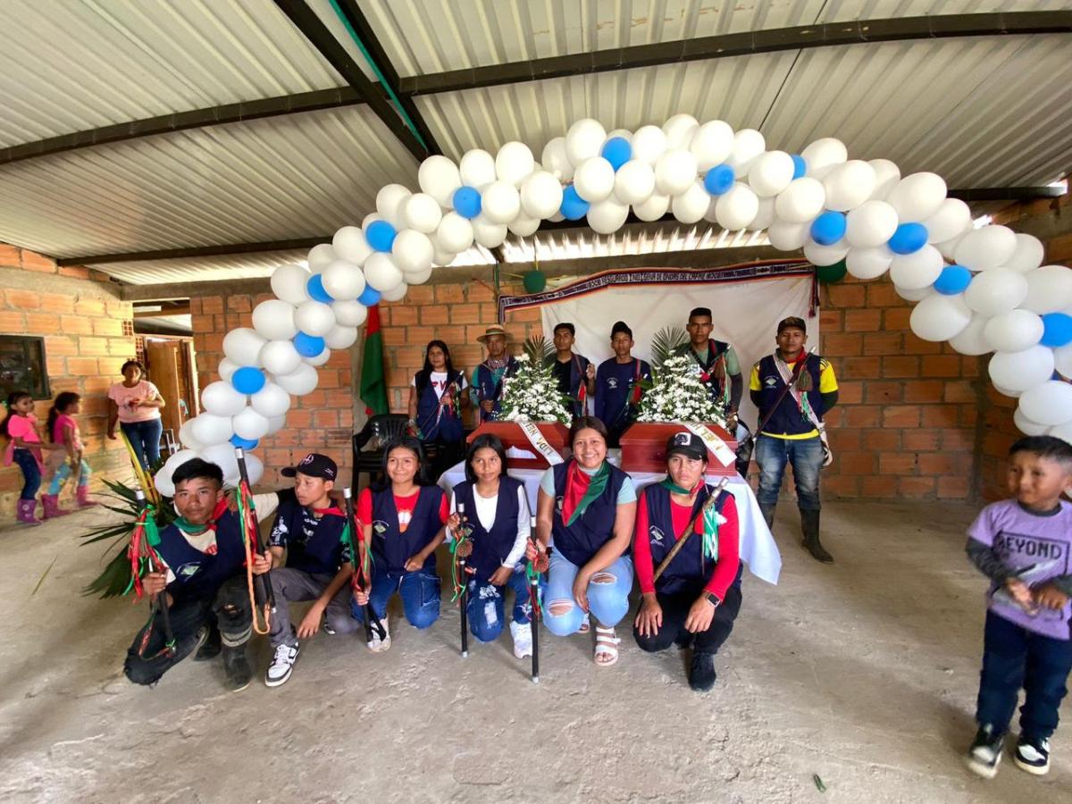 Familias Nasa Yuwe en Mesetas reciben cuerpos de sus seres queridos desaparecidos