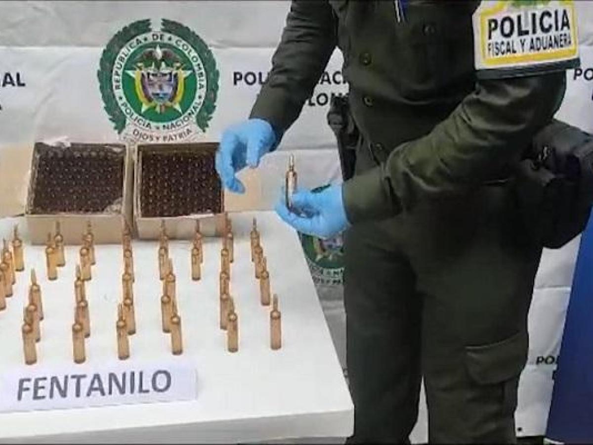 Incautación de fentanilo en Colombia: Policía Nacional intercepta 800 dosis en 2023
