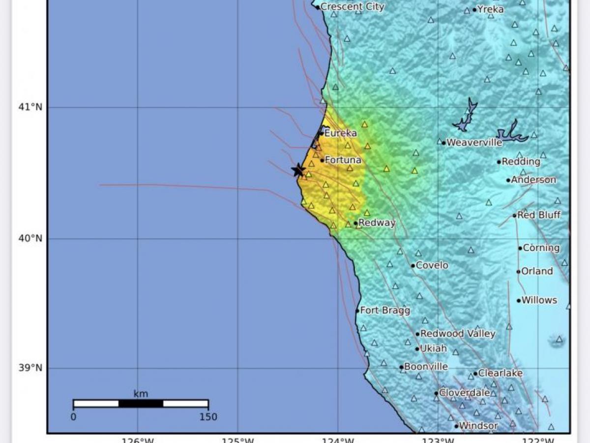Sismo de magnitud 6,4 sacude el norte de California