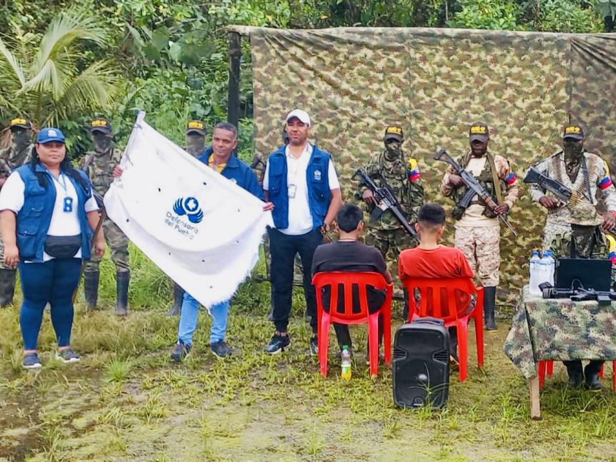 Buenaventura: liberan dos menores que estaban en poder de las disidencias