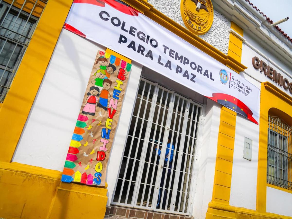 Colegio temporal para la paz en Cúcuta