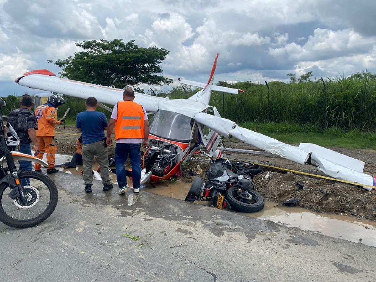 Accidente avioneta en Valle del Cauca: municipio y heridos