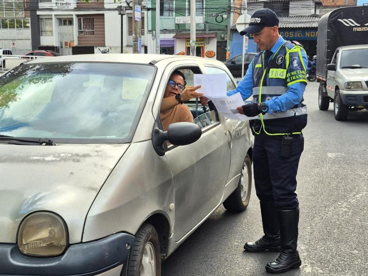 Pico y Placa en Pasto del 26 al 30 de enero. Fotos: Secretaría de Tránsito y Transporte Pasto