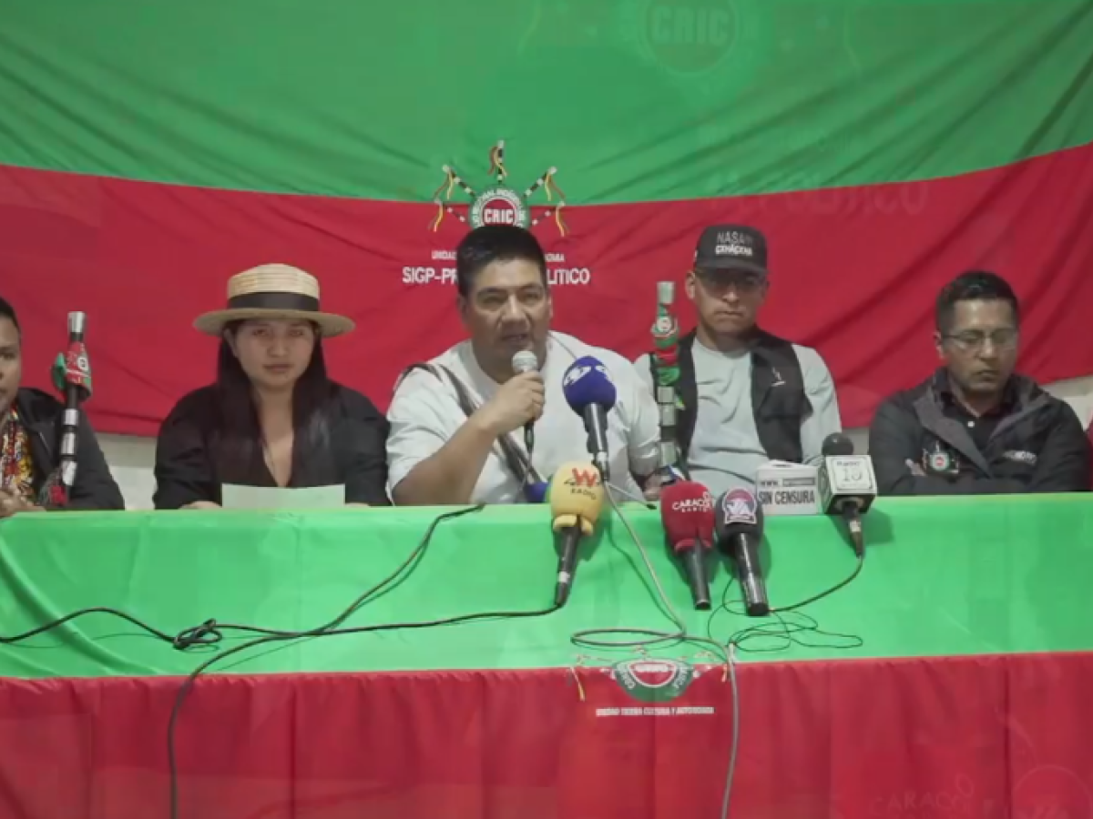 CRIC desmintió participación en movilizaciones en Cauca y Bogotá