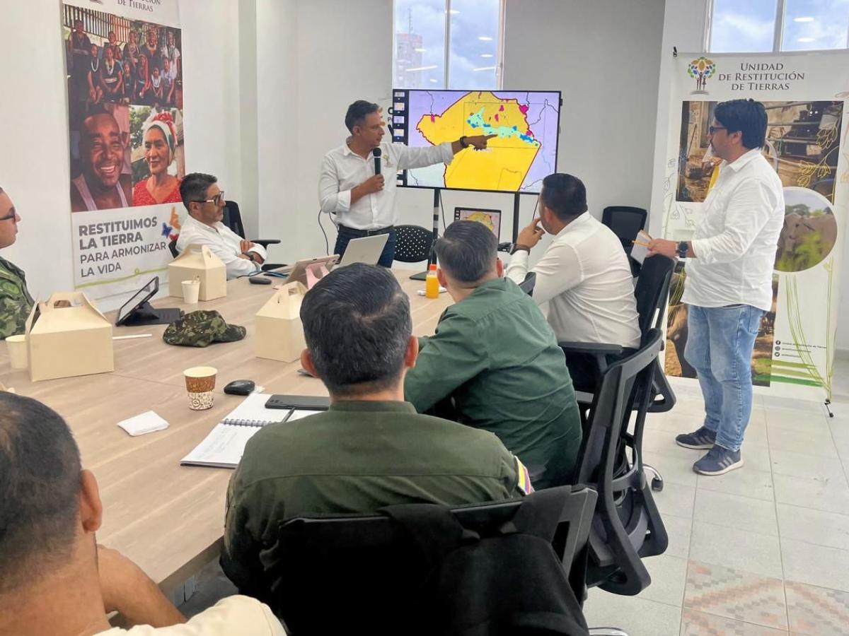 Unidad de Restitución de Tierras Meta aval seguridad