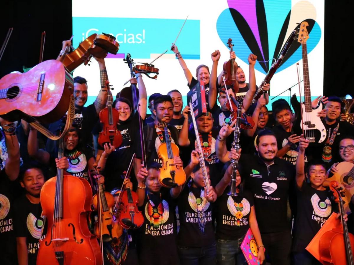 Filarmónica Emberá Chamí: la única orquesta indígena en Colombia