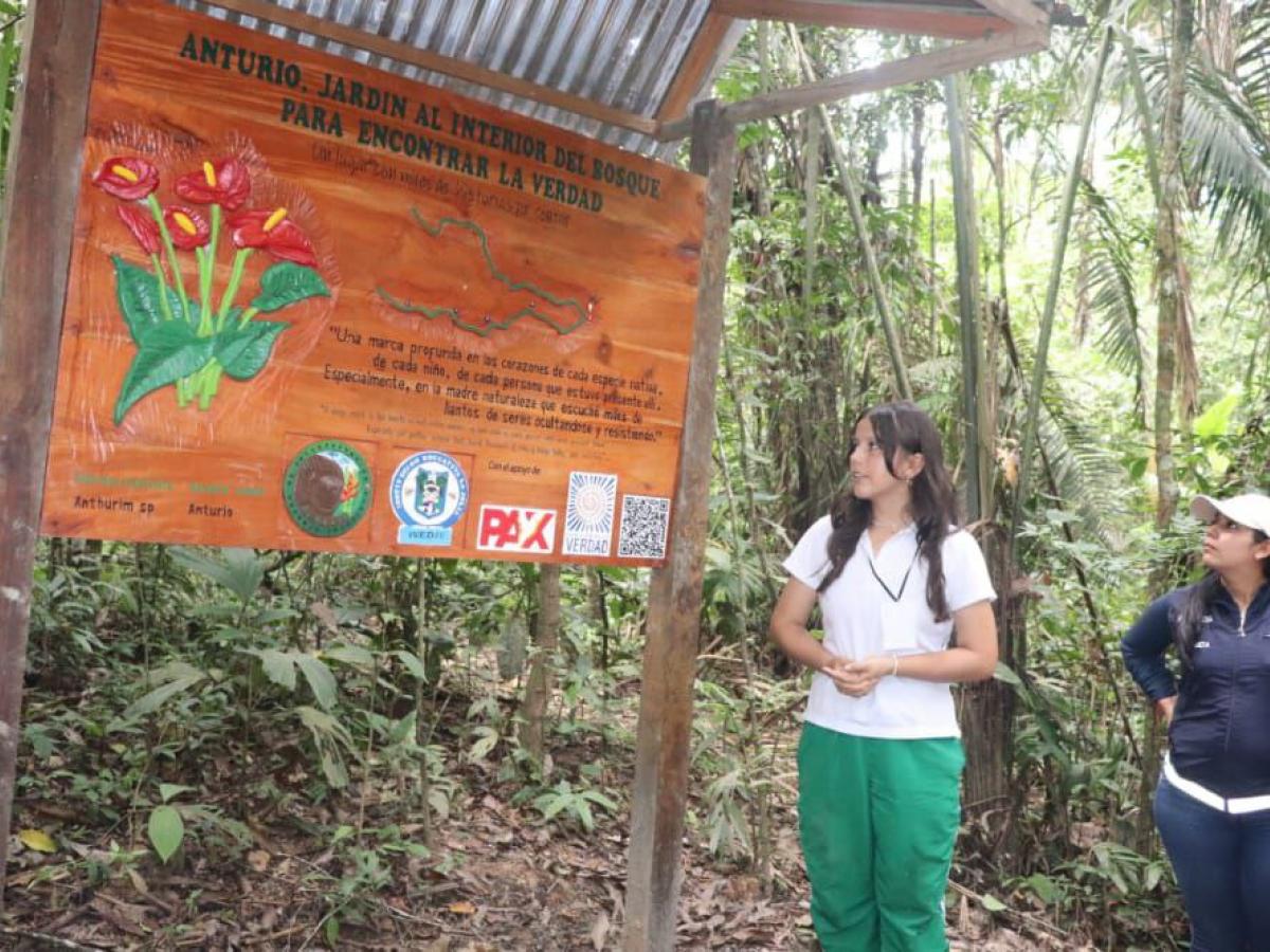 Sendero Interpretación Ambiental el Ocayo en el Meta