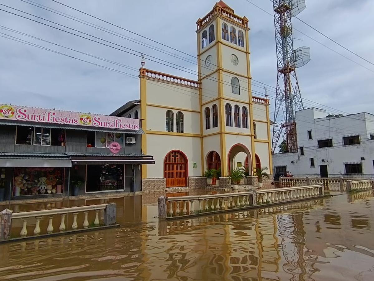 Invierno en Colombia: El Bagre, Antioquia, 2 mil afectados por lluvias