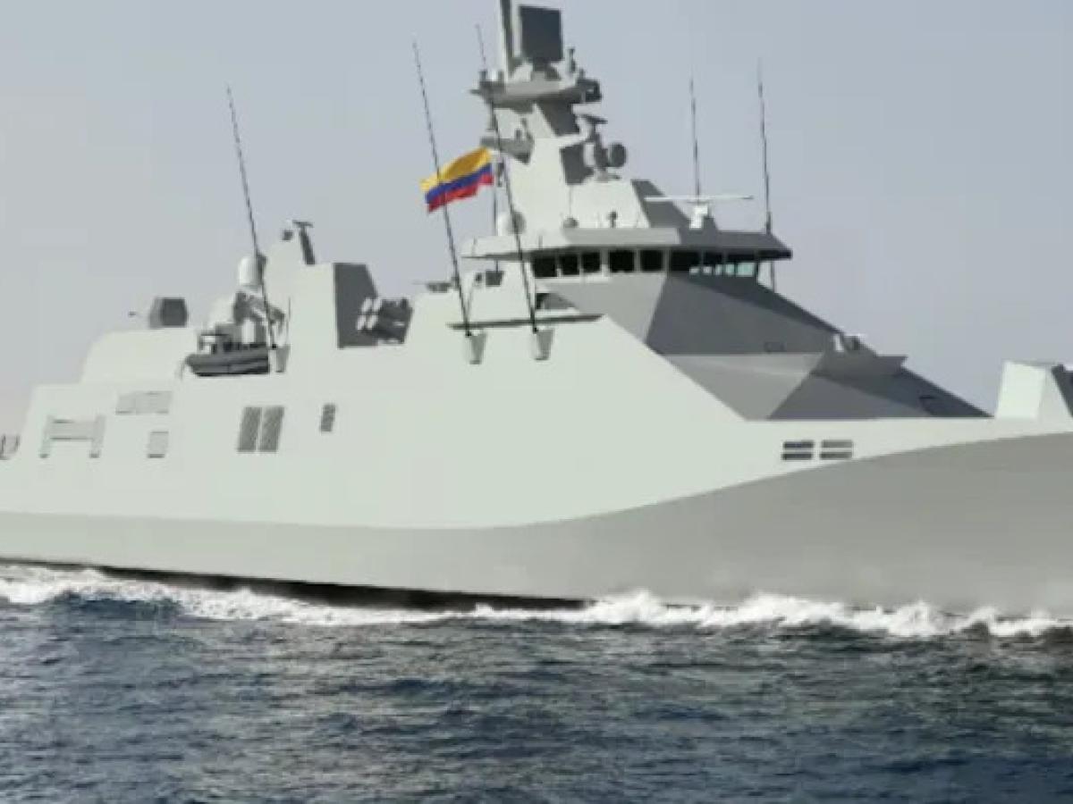  Colombia construye su primera fragata nacional