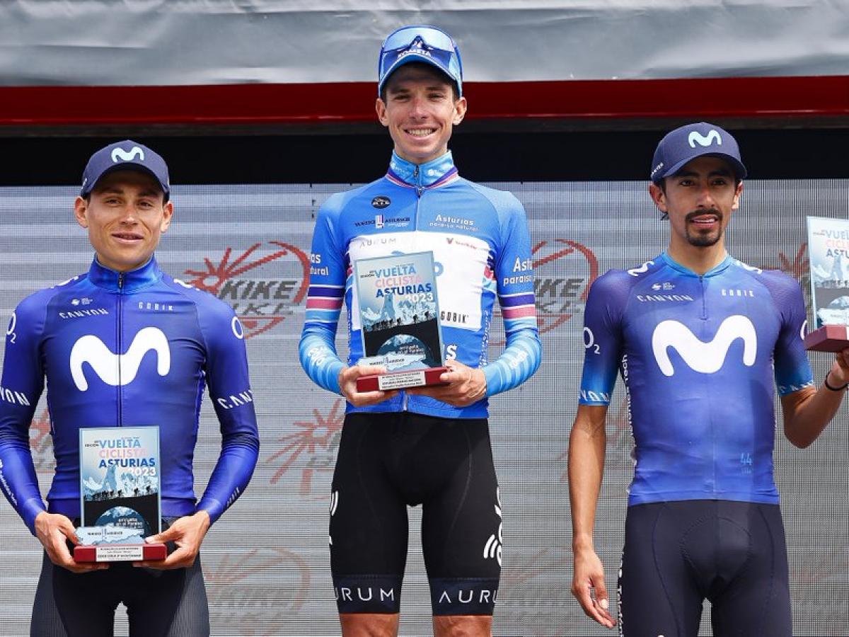 Podio para Einer Rubio e Iván Sosa en la Vuelta a Asturias