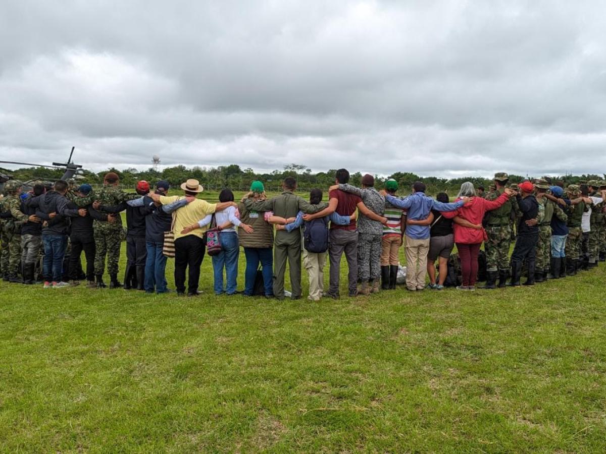 Operación esperanza: estrategia para buscar a los menores en la selva