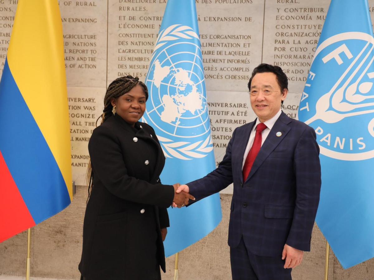 Reunión vicepresidenta Francia Márquez y el director de la FAO: de esto hablaron 