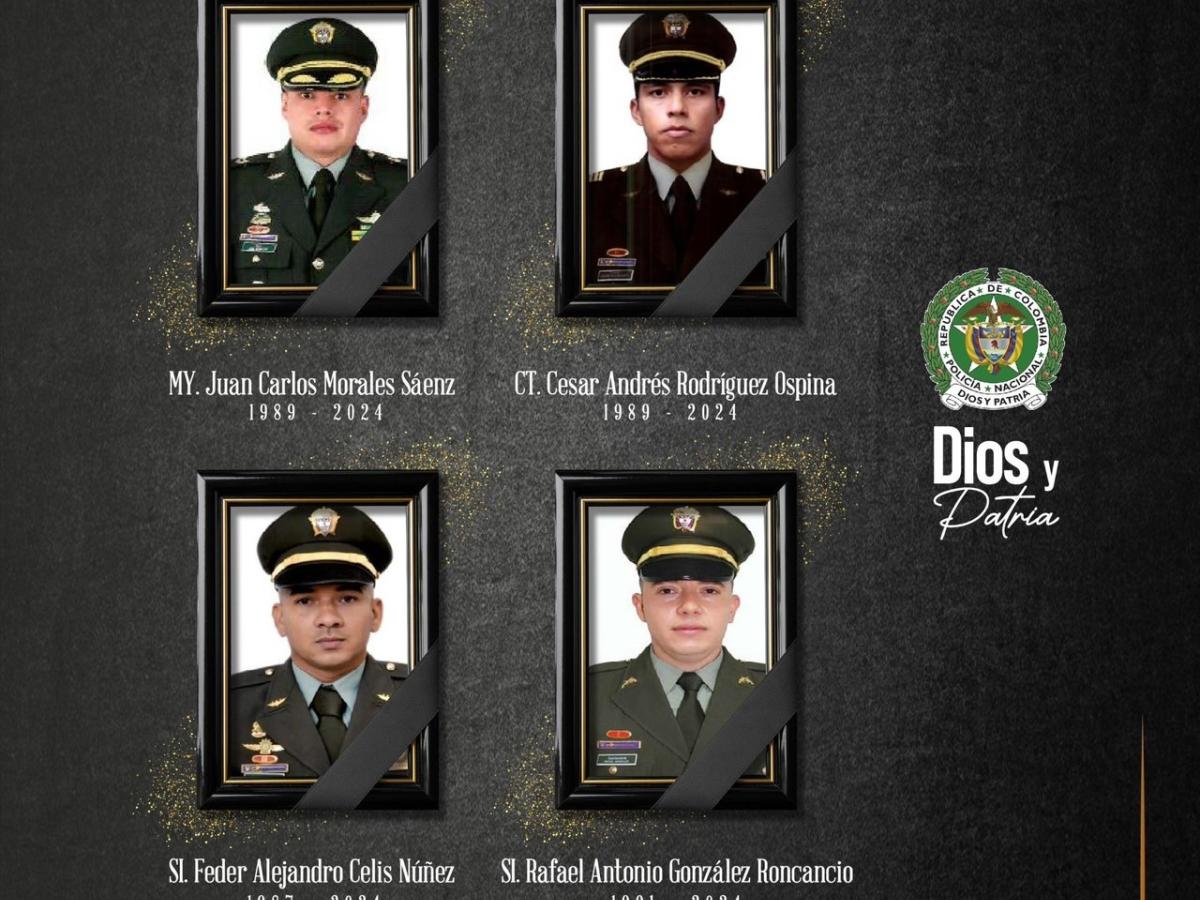 Accidente aéreo en Antioquia: presidente Petro confirmó muerte de 4 policías