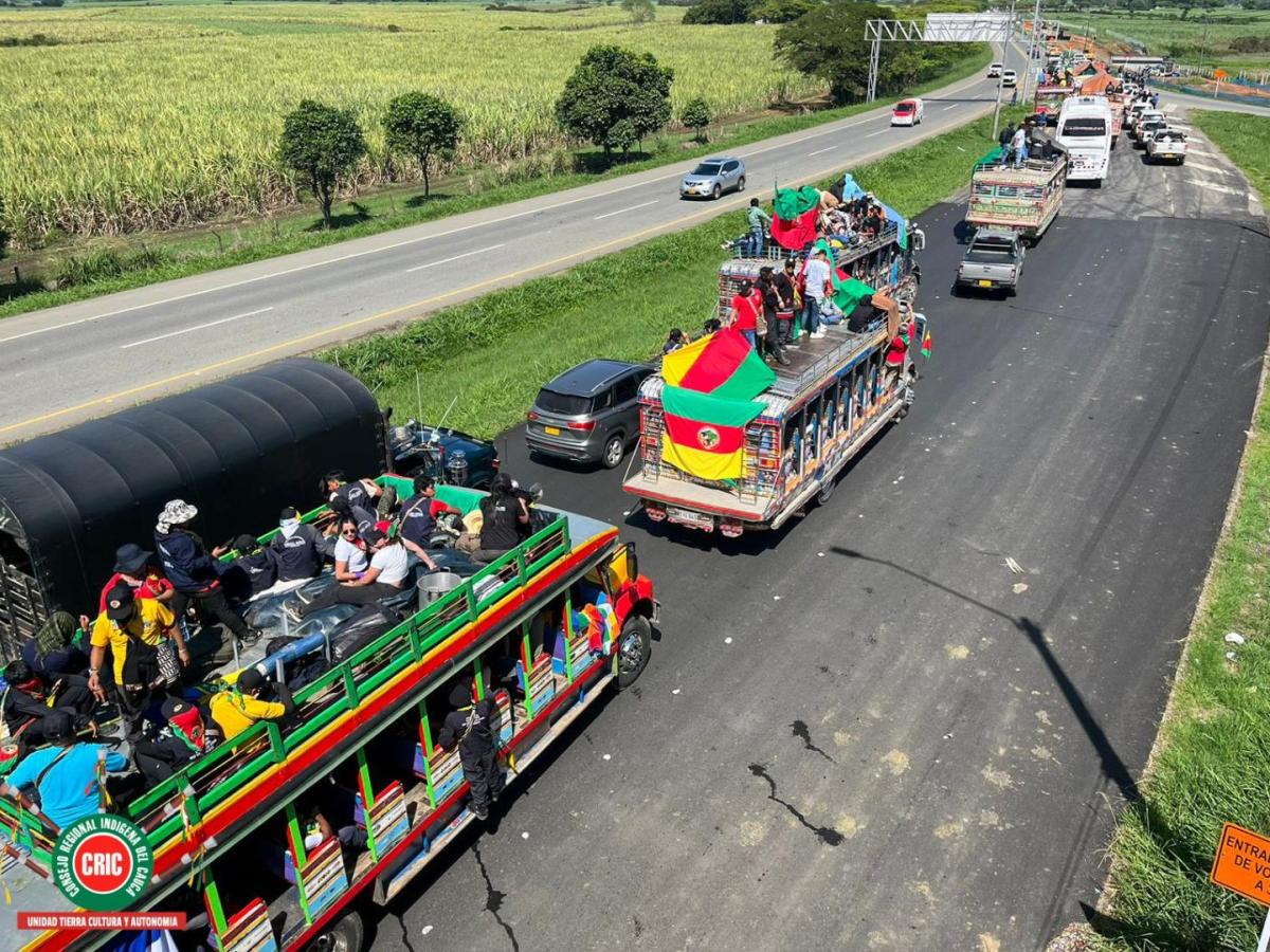  Movilización nacional CRIC tras hundimiento de reforma laboral 