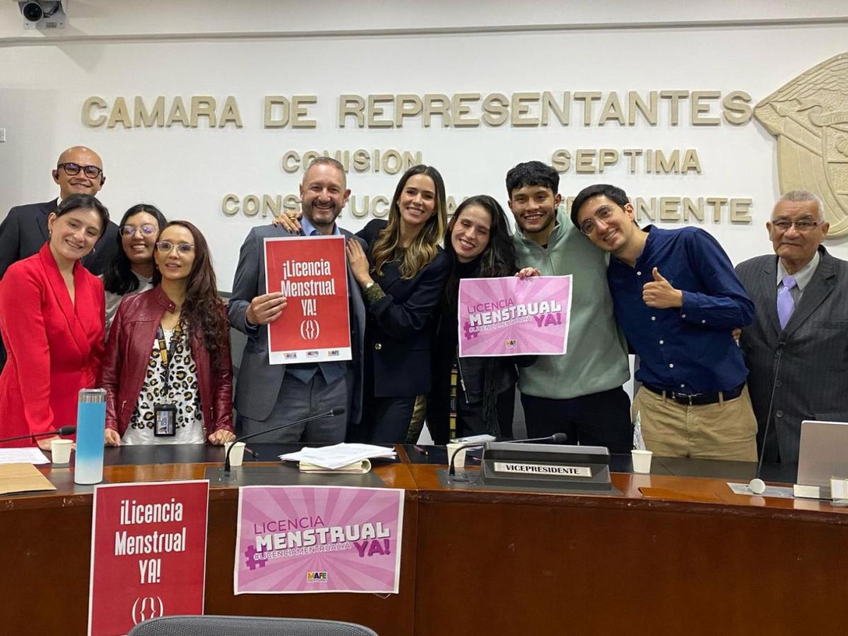 Proyecto de Ley de Licencia Menstrual, aprobado en primer debate