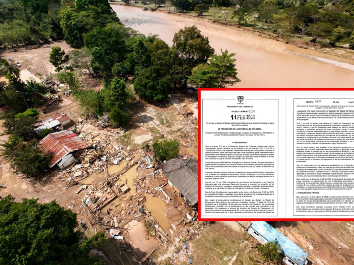 Gobierno decreta emergencia económica y social en ocho departamentos