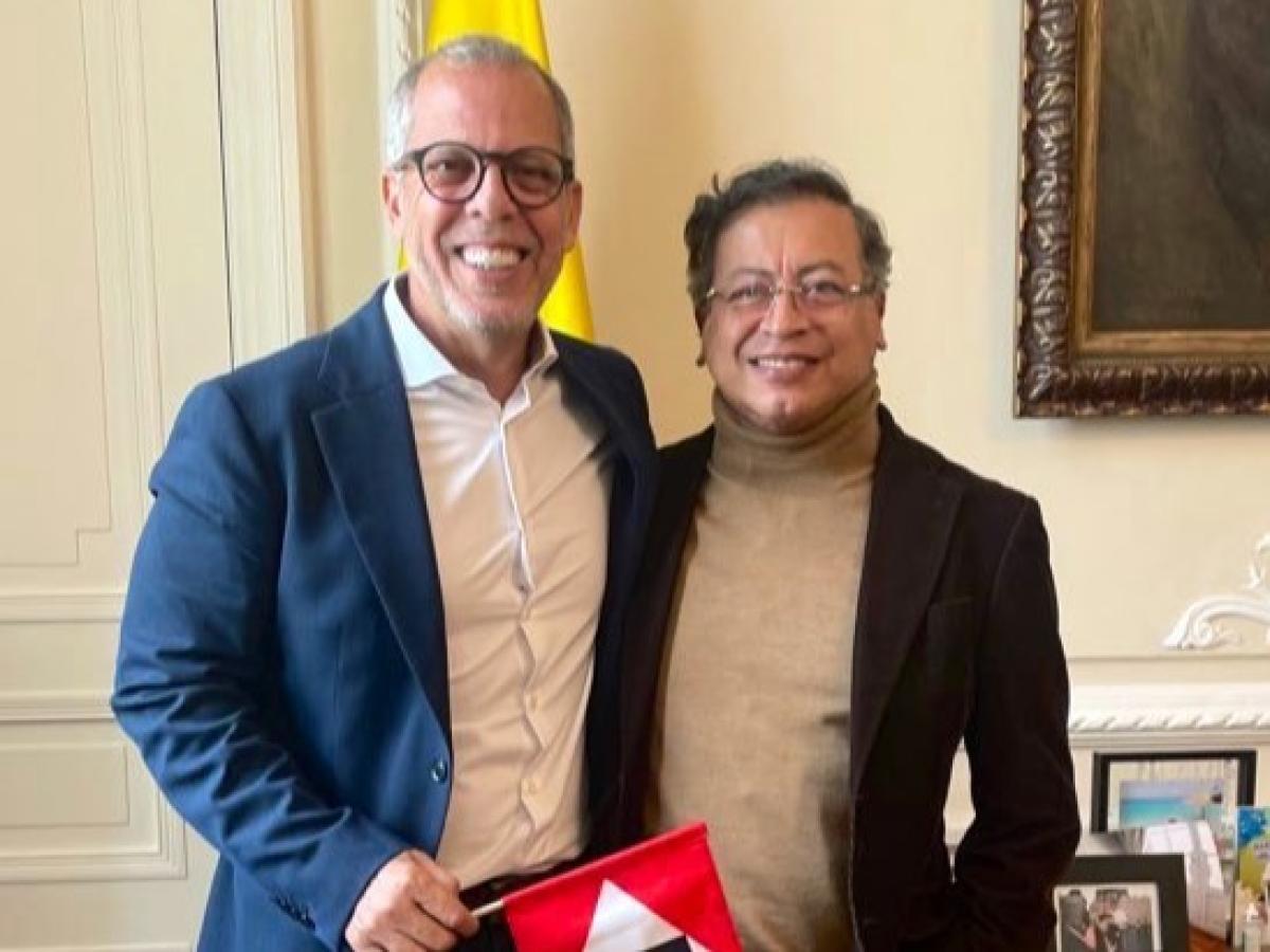 Alfredo Saade y Gustavo Petro