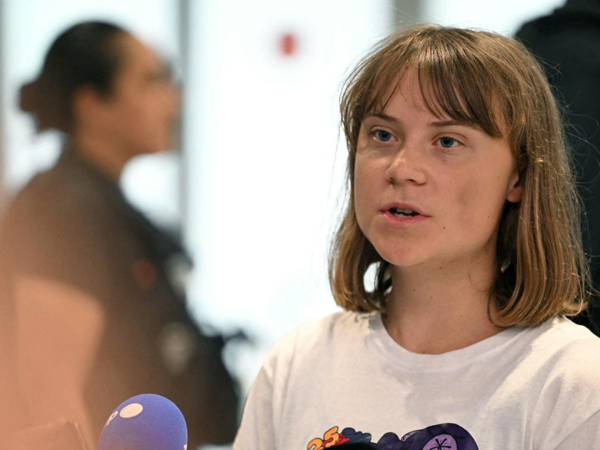 Greta Thunberg dijo que fue secuestrada y llevada a Israel contra su voluntad