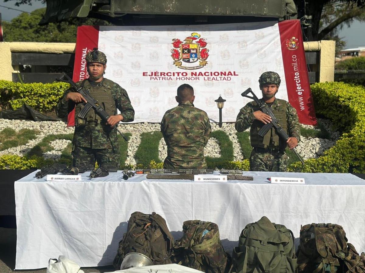 Ejército da de baja a miembro del “Adán Izquierdo” en Palmira