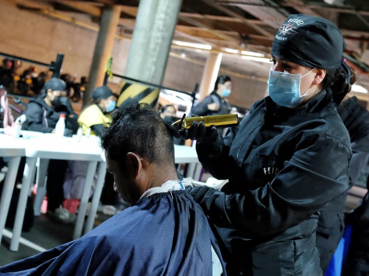 Duchas para habitantes de calle en Bogotá 