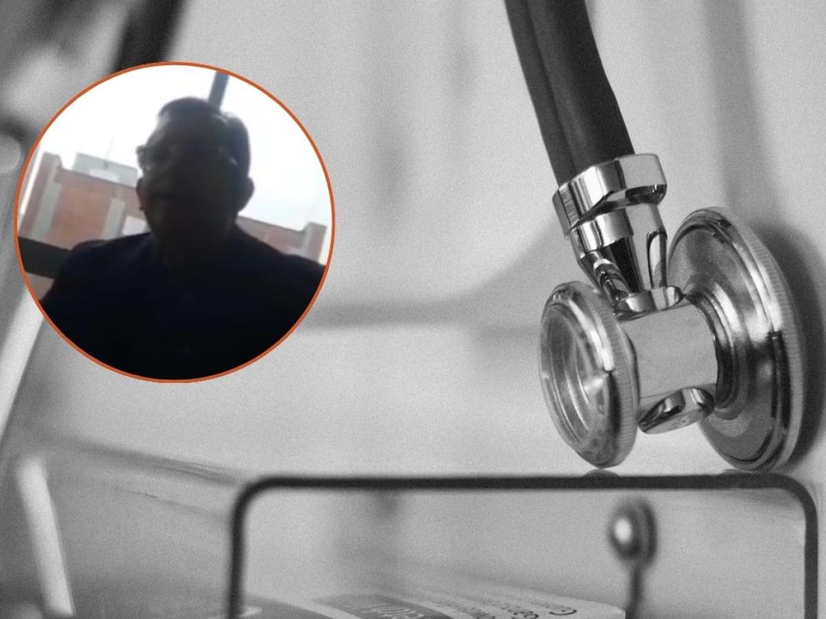 Cirujano plástico amenaza con cuchillo a paciente con un bebé