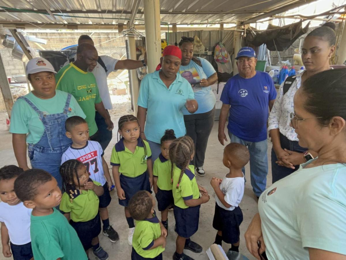 Huertas escolares en San Andrés