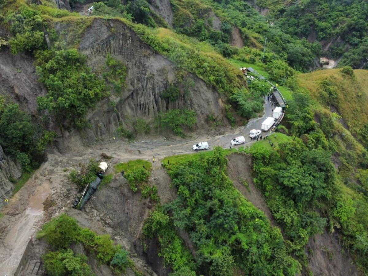 Emergencia vial en Huila: cierre total de la Ruta 45