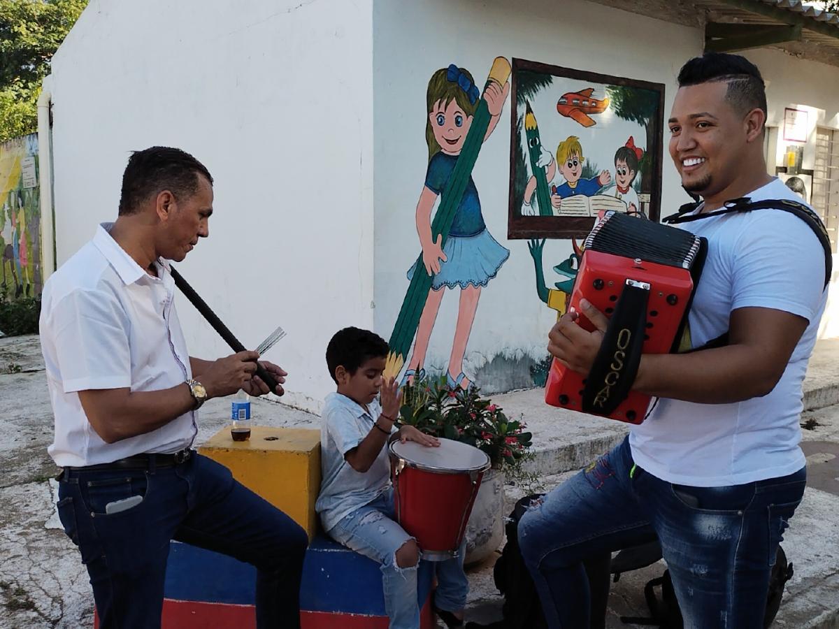 Composición vallenata en San Juan del Cesar, La Guajira