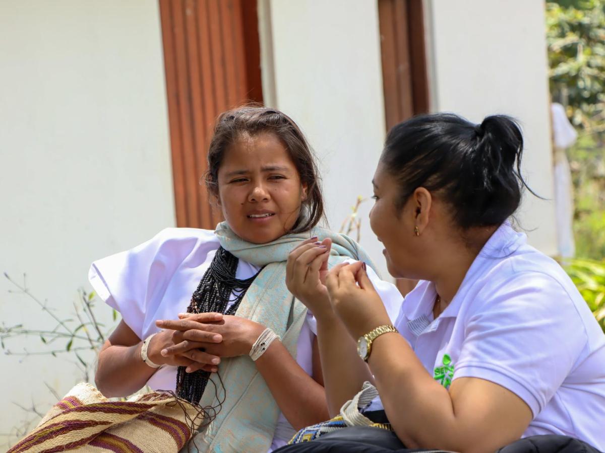 SENA impulsa producción de artesanías del pueblo arhuaco en Nabusimake